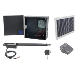 Nice Titan 12L310 Singe Gate Opener Kit With Mercury 310 Board & 10W Solar Panel