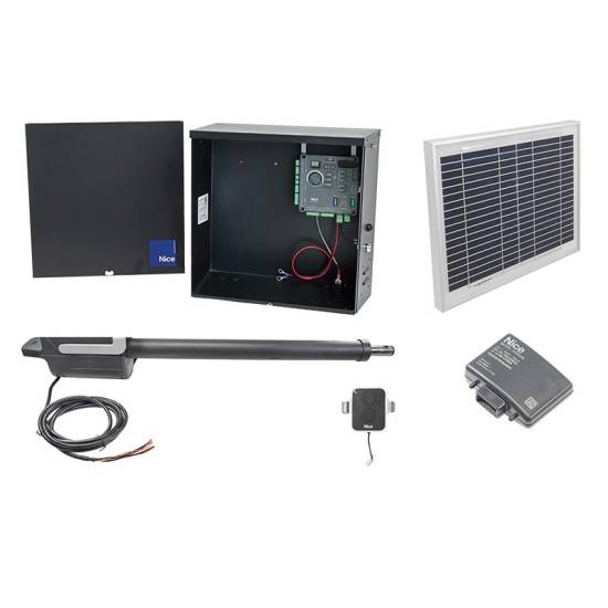 Nice Apollo Titan Linear Actuator Single Gate Solar Kit