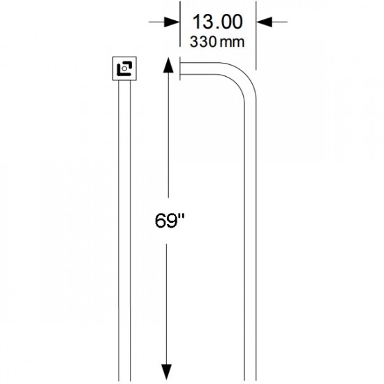 Doorking 1200-046 In-Ground Mount