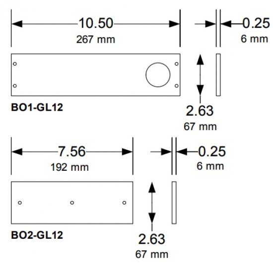 DoorKing 1200lb Gate Maglock (Outdoor Rated)