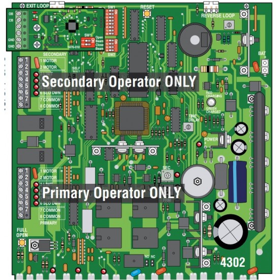 Doorking Control Board 6400 Doorking Control Board 6400