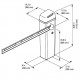 FAAC 614 Commercial Barrier Gate Opener