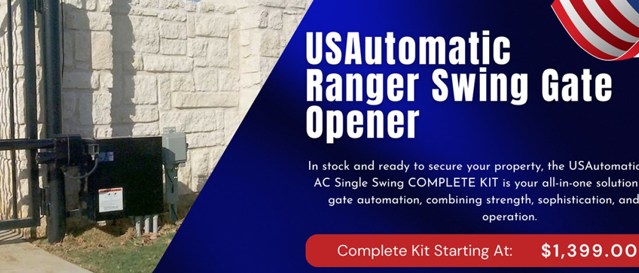 USAutomatic Ranger Swing Gate Kit