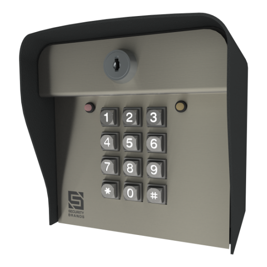 Security Brands Advantage DK – 1,000-Code Keypad – Post Mount