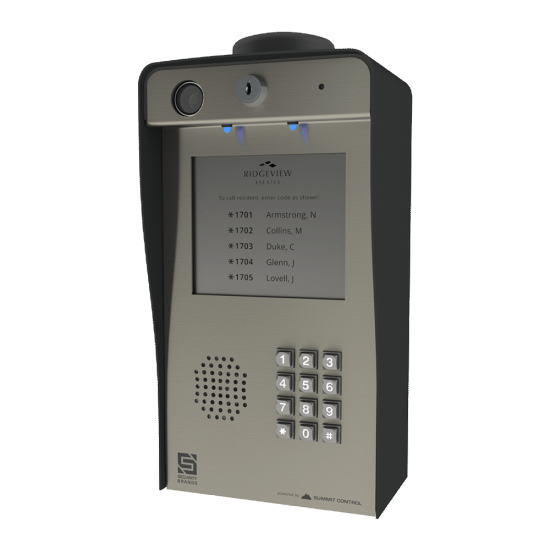 Security Bands Ascent X2 – Cellular Multi-Tenant Entry System with Directory Insert