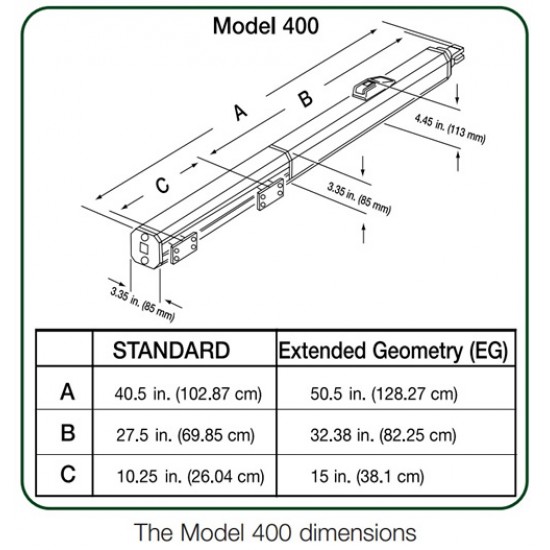 FAAC 400 CBAC Single Gate COMPLETE KIT